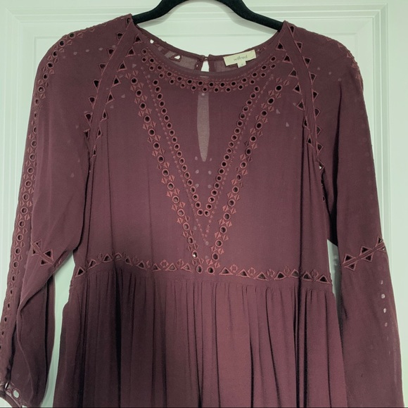 WILFRED - Burgundy Dress - Size S - Picture 3 of 9